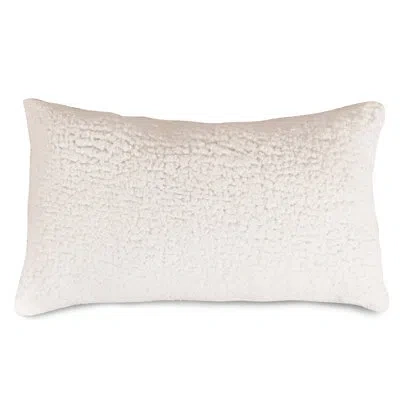 Majestic Home Goods Solid Sherpa Rectangular Faux Leather Throw Pillow