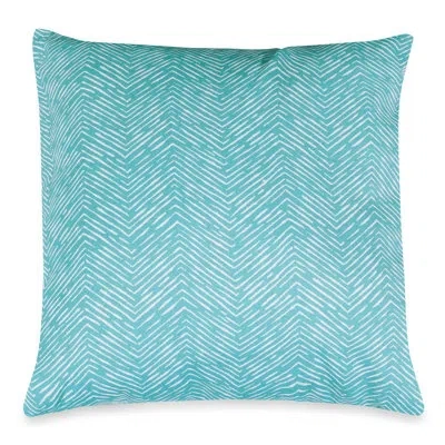 Majestic Home Goods Southwestern Outdoor Throw Pillow In Teal