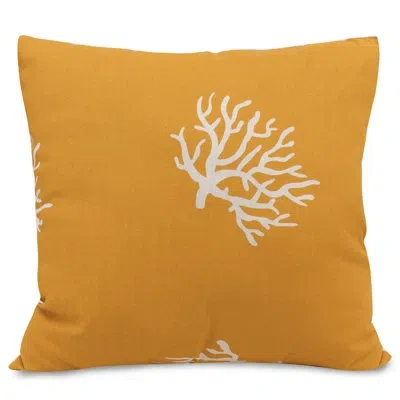 Majestic Home Goods Square Pillow Cover & Insert In Yellow