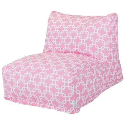 Majestic Home Goods Standard Bean Bag Chair & Lounger In Soft Pink