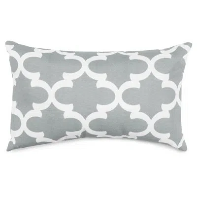 Majestic Home Goods Trellis Geometric Rectangular Cotton Throw Pillow