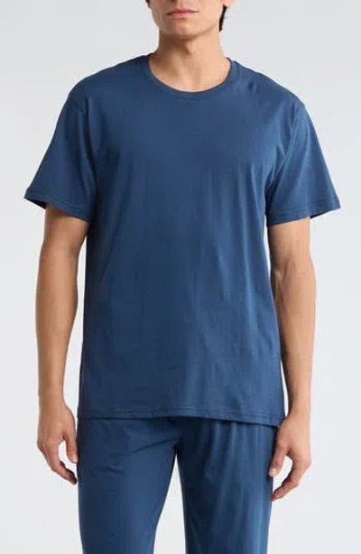Majestic International Cotton Pajama T-shirt In Blue