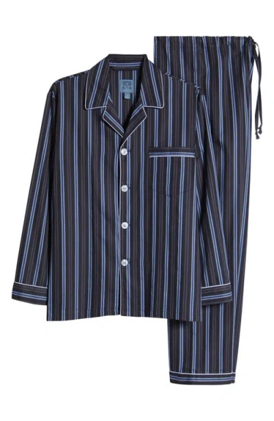 Majestic International Cotton Sateen Pajamas In Stone