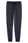 Majestic International Feel Good Fleece Joggers In Navy
