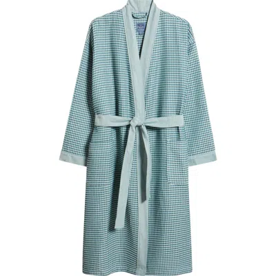 Majestic International La Paz Cotton Robe In Blue