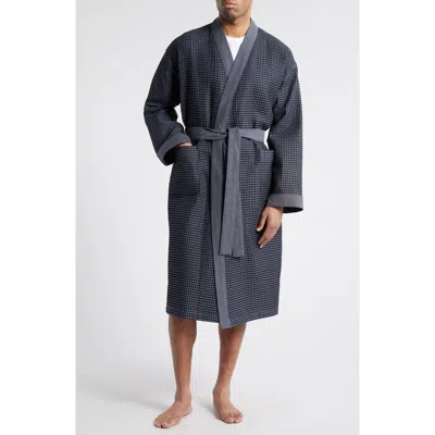 Majestic International La Paz Cotton Robe In Charcoal