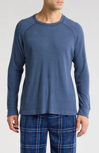 Majestic International Raglan Sleeve Pajama T-shirt In Blue