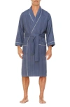 Majestic International Shawl Collar Woven Viscose & Cotton Robe