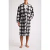 Majestic International Textured Microfleece Kimono Robe In Multi