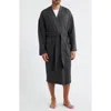 Majestic International Tomorroland Waffle Knit Robe In Animal Print