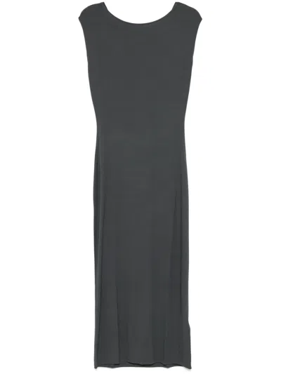 Majestic Jersey Maxi Dress In Grey