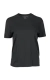 Majestic Round-neck T-shirt In Black