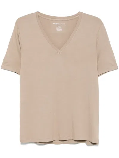 Majestic Jersey T-shirt In Neutrals