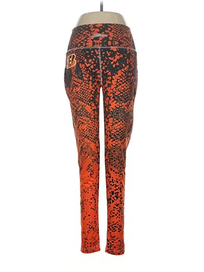 Pre-owned Majestic Leggings In Orange