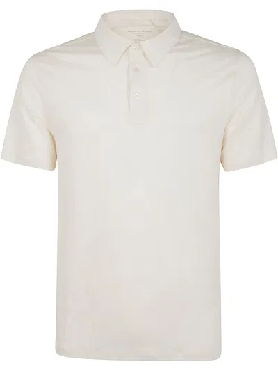 MAJESTIC LINEN-BLEND POLO SHIRT