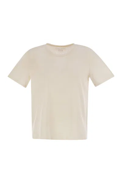 Majestic Filatures Linen Crew-neck T-shirt