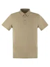 Majestic Short-sleeved Polo Shirt In Lyocell In Multi
