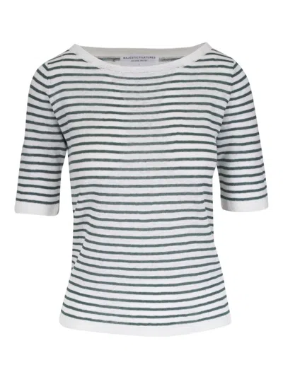 MAJESTIC LINEN T-SHIRT