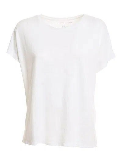 Majestic Linen T-shirt In White