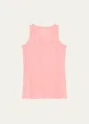 Majestic Linen Tank Top In 594 Bouton De Ros