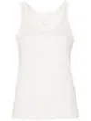 Majestic Linen-blend Tank Top In Beige