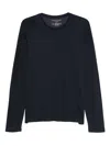 Majestic Long-sleeve Organic-cotton T-shirt In Blue