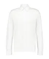 Majestic Round-neck Long-sleeve Shirt In White