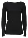 Majestic Long-sleeve T-shirt In Black