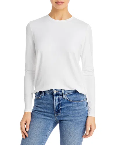 Majestic Long Sleeve Tee In Blanc