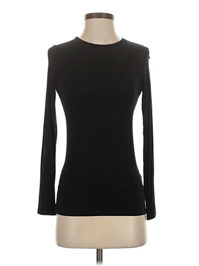 Pre-owned Majestic Long Sleeve T-shirt In Black