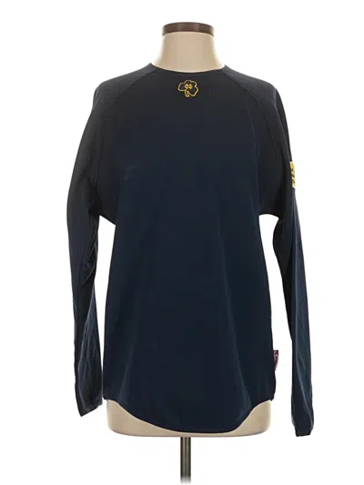 Pre-owned Majestic Long Sleeve T-shirt In Blue