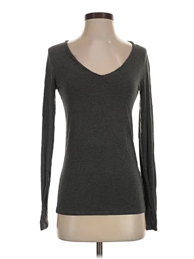 Pre-owned Majestic Long Sleeve T-shirt In Gray