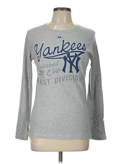 Pre-owned Majestic Long Sleeve T-shirt In Silver