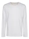 Majestic Long-sleeved Cotton T-shirt In White