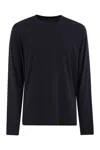 Majestic Long-sleeved Crew-neck T-shirt In Black