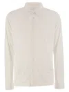 Majestic Long-sleeved Lyocell And Cotton Shirt In White
