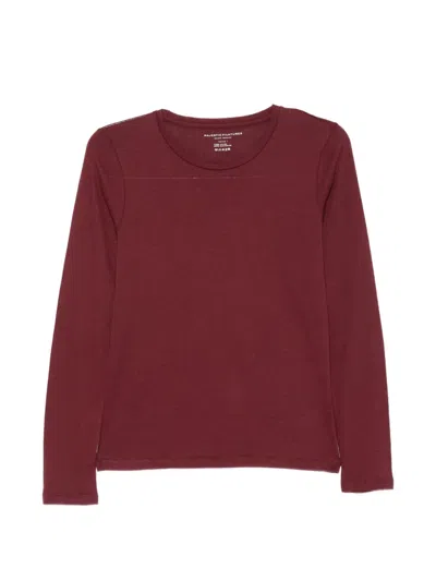 Majestic Long-sleeve Cotton-blend T-shirt In Black