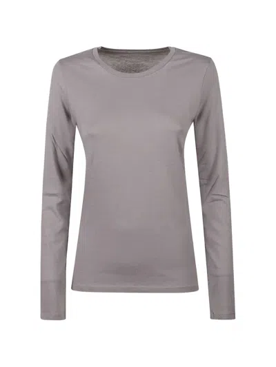 Majestic Long-sleeve T-shirt In Gray