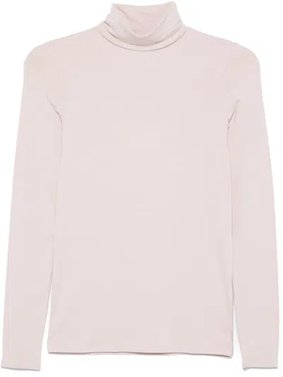 Majestic Lupetto T-shirt In Pink