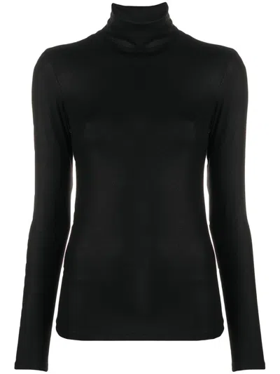 MAJESTIC LUREX HIGH-NECK SWEATER
