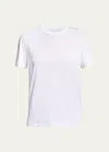 Majestic T-shirts In Blanc