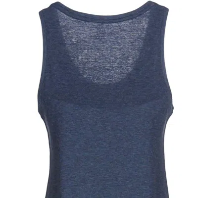 Majestic Lyocell Cotton Tank In Blue