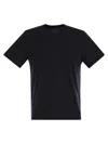 Majestic Short-sleeved T-shirt In Lyocell And Cotton