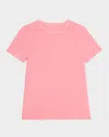 Majestic Machine Washable Cashmere Crewneck Top In Flamingo