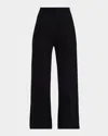 Majestic Machine Washable Cashmere Pants In Black
