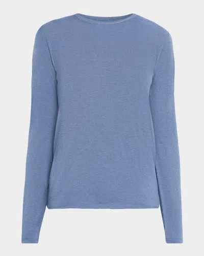 Majestic Machine Washable Cashmere Scoop-neck Pullover In Multi