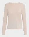 Majestic Machine Washable Cashmere Scoop-neck Pullover In Neutral
