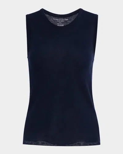 Majestic Machine-washable Cashmere Sleeveless Sweater