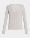Majestic Machine Washable Cashmere V-neck Pullover