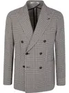 Tagliatore Double-breasted Prince Of Wales Check Blazer